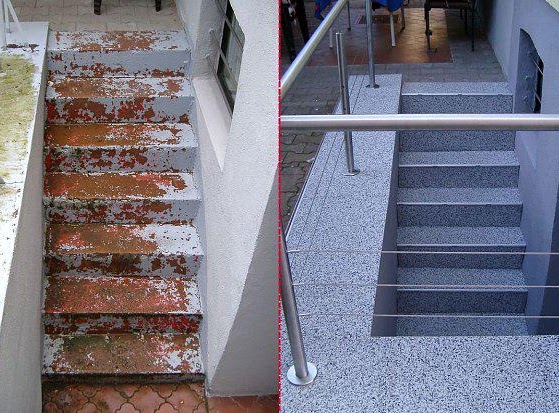 Kellertreppe Vorher Nachher