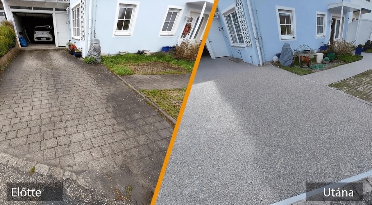 Einfahrt Vorher Nachher